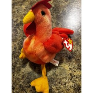 Ty Beanie Baby "Strut" Rare - 1996 With Errors - Excellent Condition